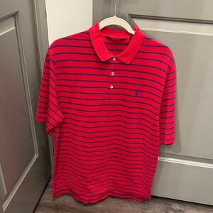 Polo Ralph Lauren Red and Blue Striped Polo Shirt